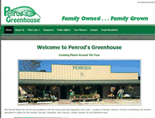 Tablet Screenshot of penrodsgreenhouse.com